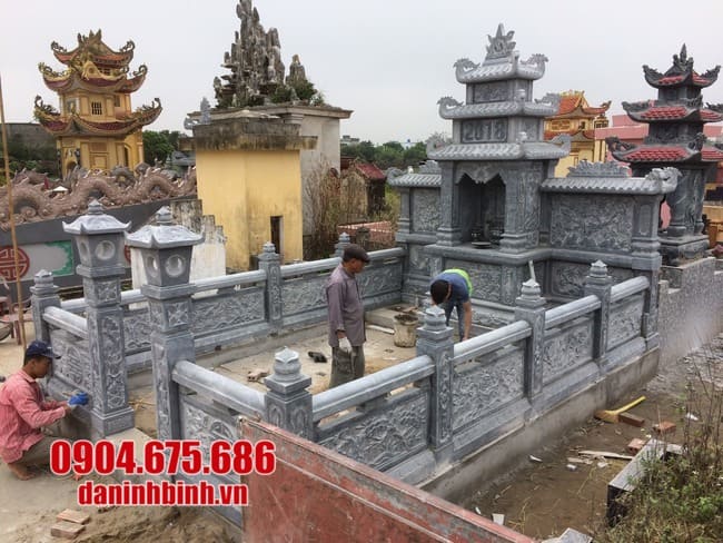 mẫu khu lăng mộ bằng đá đẹp nhất tại Đà Nẵng