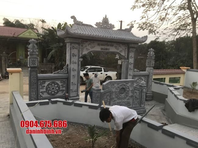 cổng tam quan đẹp tại Hưng Yên
