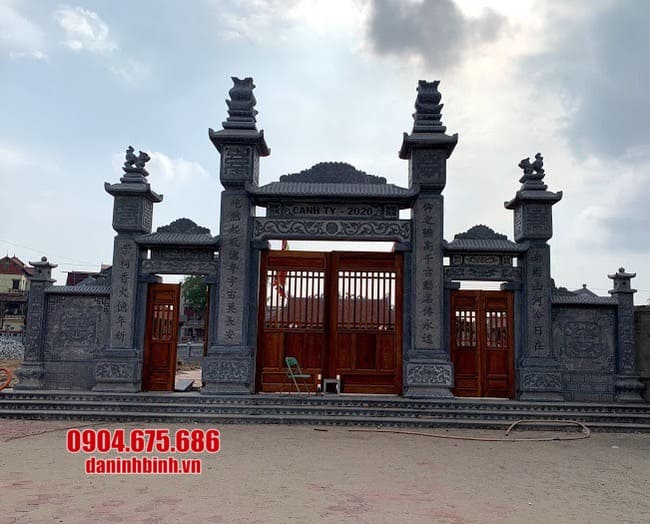 mẫu cổng nhà thờ họ tại Hải Dương