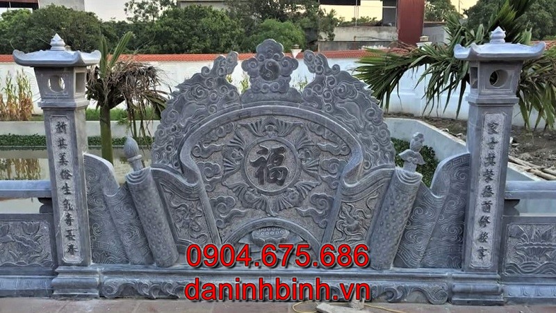 Mẫu bình phong đá đẹp bán tại Thái Bình