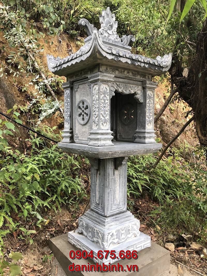 Mẫu cây hương thờ bằng đá tự nhiên bá tại An Giang