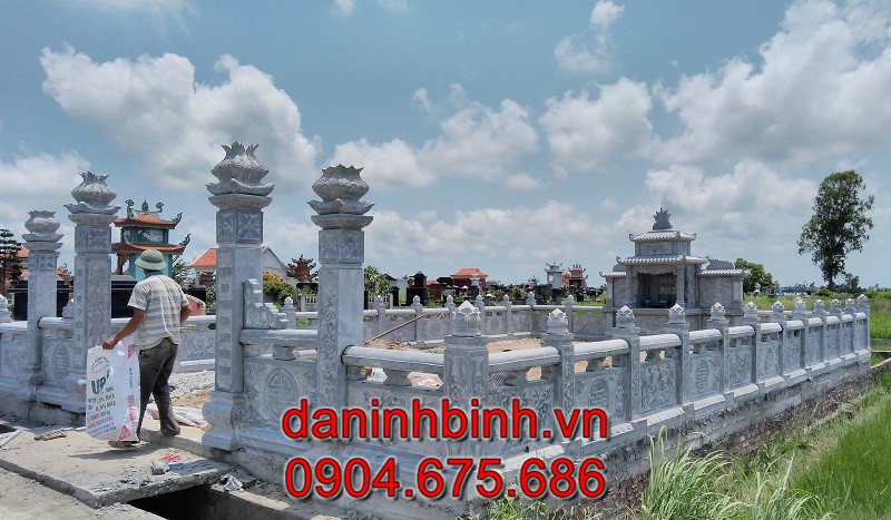 Các khu mộ dòng họ bằng đá bán tại Hoà Bình mang nhiều ý nghĩa tâm linh, phong thuỷ tốt đẹp