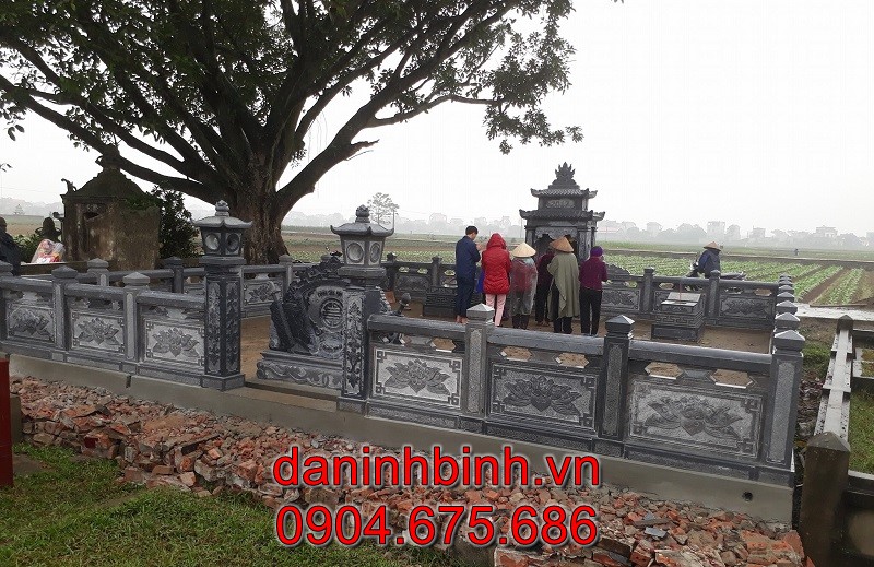 Khu nghĩa trang gia đình bằng đá tự nhiên cao cấp bán tại Khánh Hoà