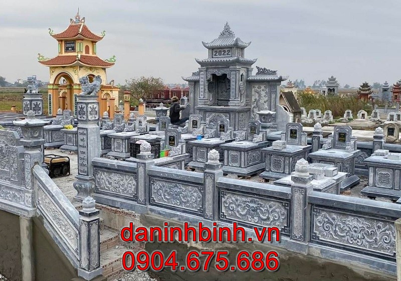 Lăng mộ đá tự nhiên đẹp chuẩn phong thuỷ, giá tốt bán chạy nhất tại Bình Định năm 2023