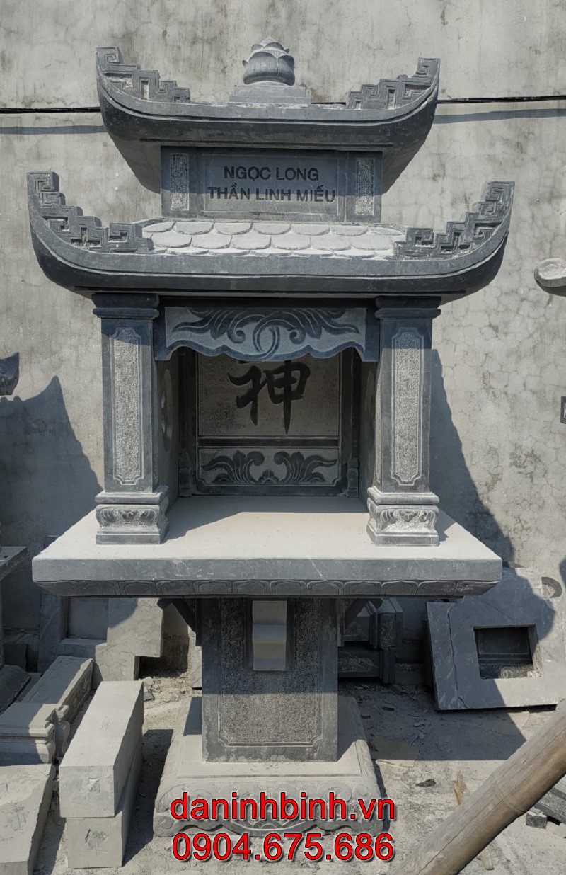 Am thờ bằng đá bán tại Đà Nẵng có kích thước chuẩn phong thuỷ thước lỗ ban