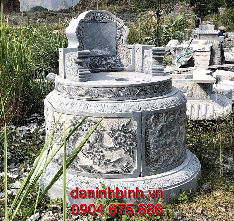 Mẫu mộ tròn phong thuỷ đẹp, giá tốt, bán chạy nhất tại Nghệ An năm 2023