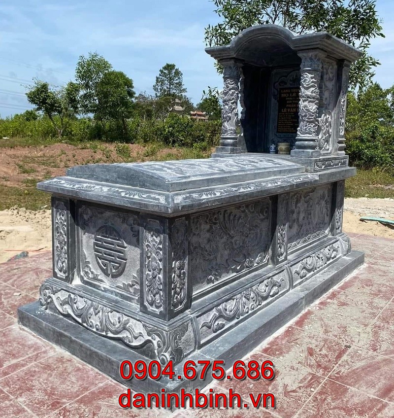 Mẫu mộ mái vòm bằng đá đẹp chuẩn phong thuỷ, giá tốt, bán chạy nhất tại Bạc Liêu năm 2023