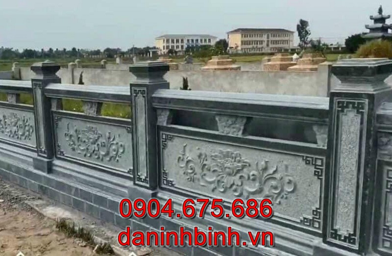 Tường rào bằng đá tự nhiên bền đẹp vĩnh cửu với thời gian