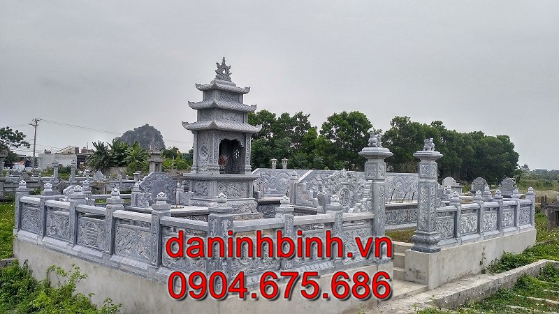 Khu nghĩa trang gia đình bằng đá đẹp, giá tốt bán tại Hậu Giang