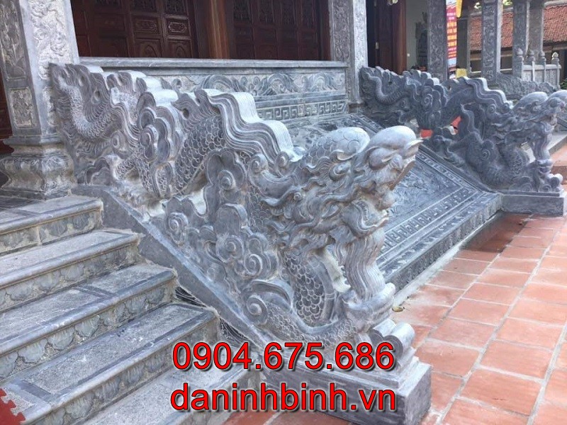 Mẫu rồng đá bậc tam cấp bán tại Hưng Yên