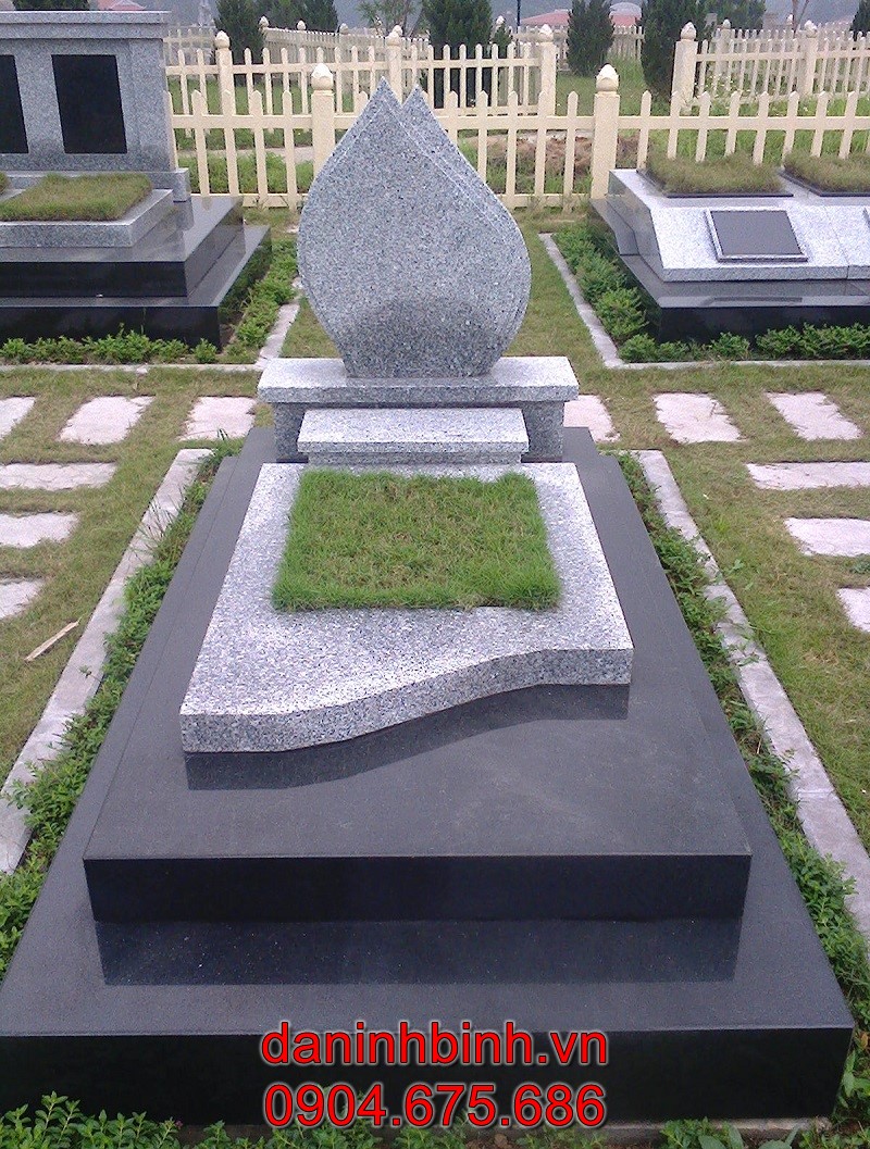 Mẫu mộ bằng đá hoa cương cao cấp bán tại Quảng Ninh