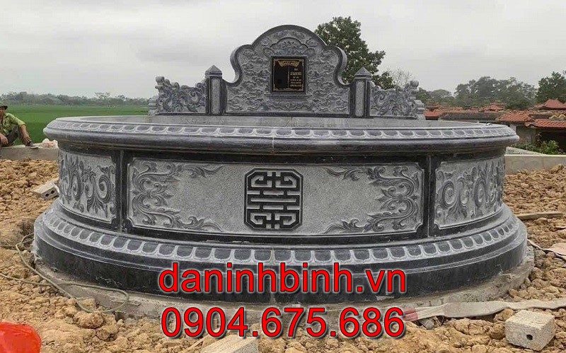 Mẫu mộ tổ hình tròn đẹp bán tại Bắc Ninh